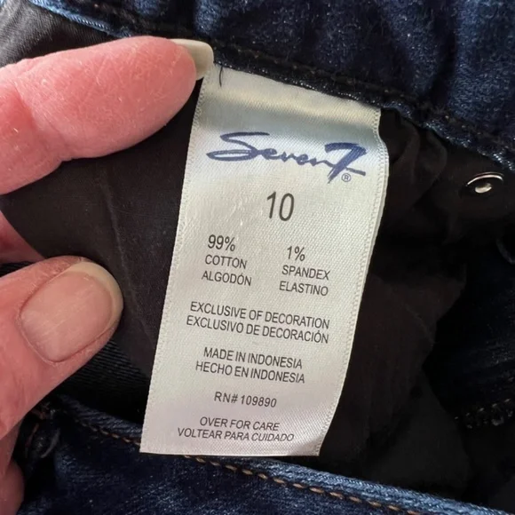 Seven7 Jean Shorts Size 10 - Picture 6 of 8